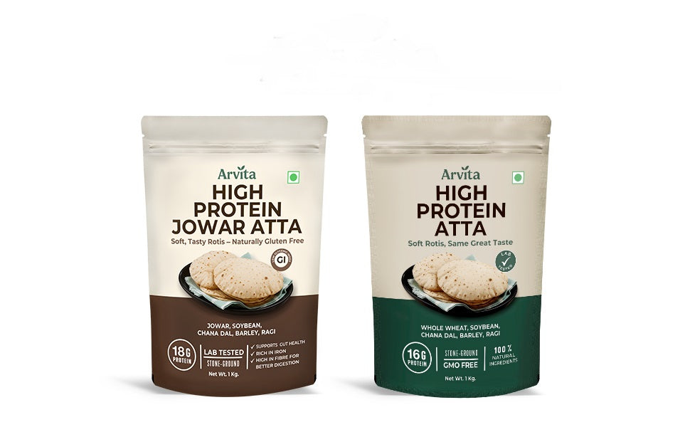 Daily Essential Combo : High Protein Jowar & Whole Wheat Atta