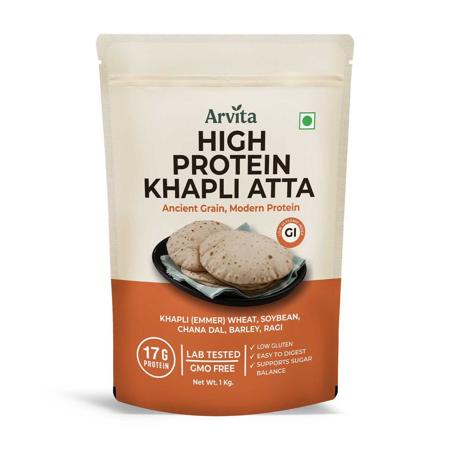 High Protein Khapli Atta